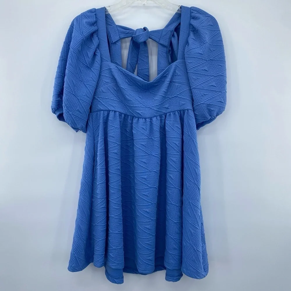 Free People Blue Violet Mini Dress size XS